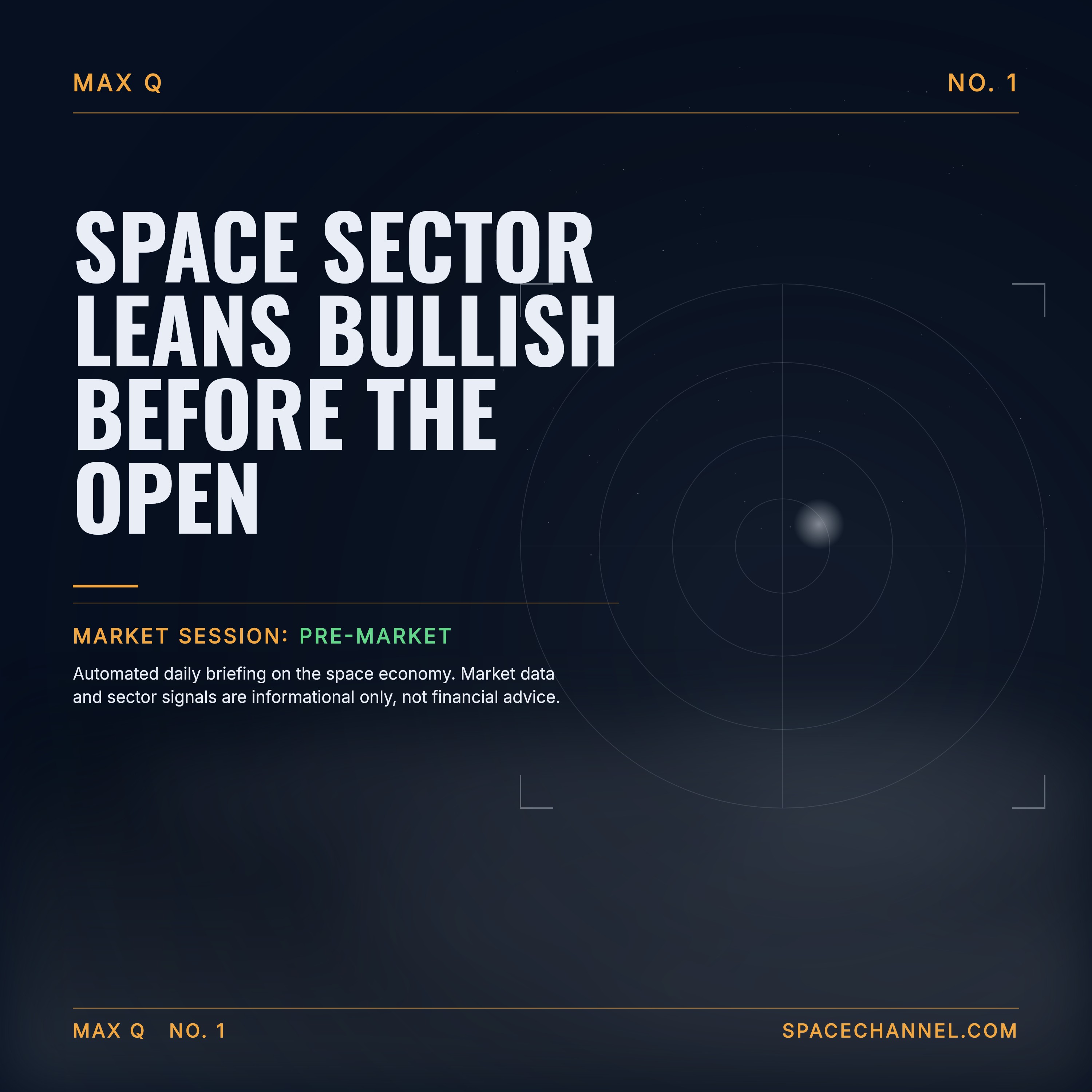 Space sector leans bullish before the open episode artwork