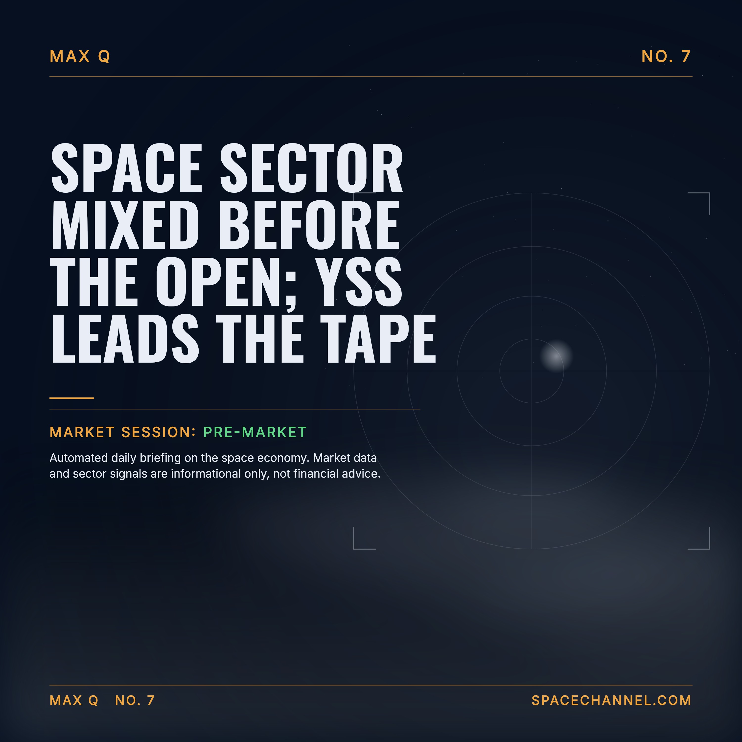 Space sector mixed before the open; YSS leads the tape episode artwork