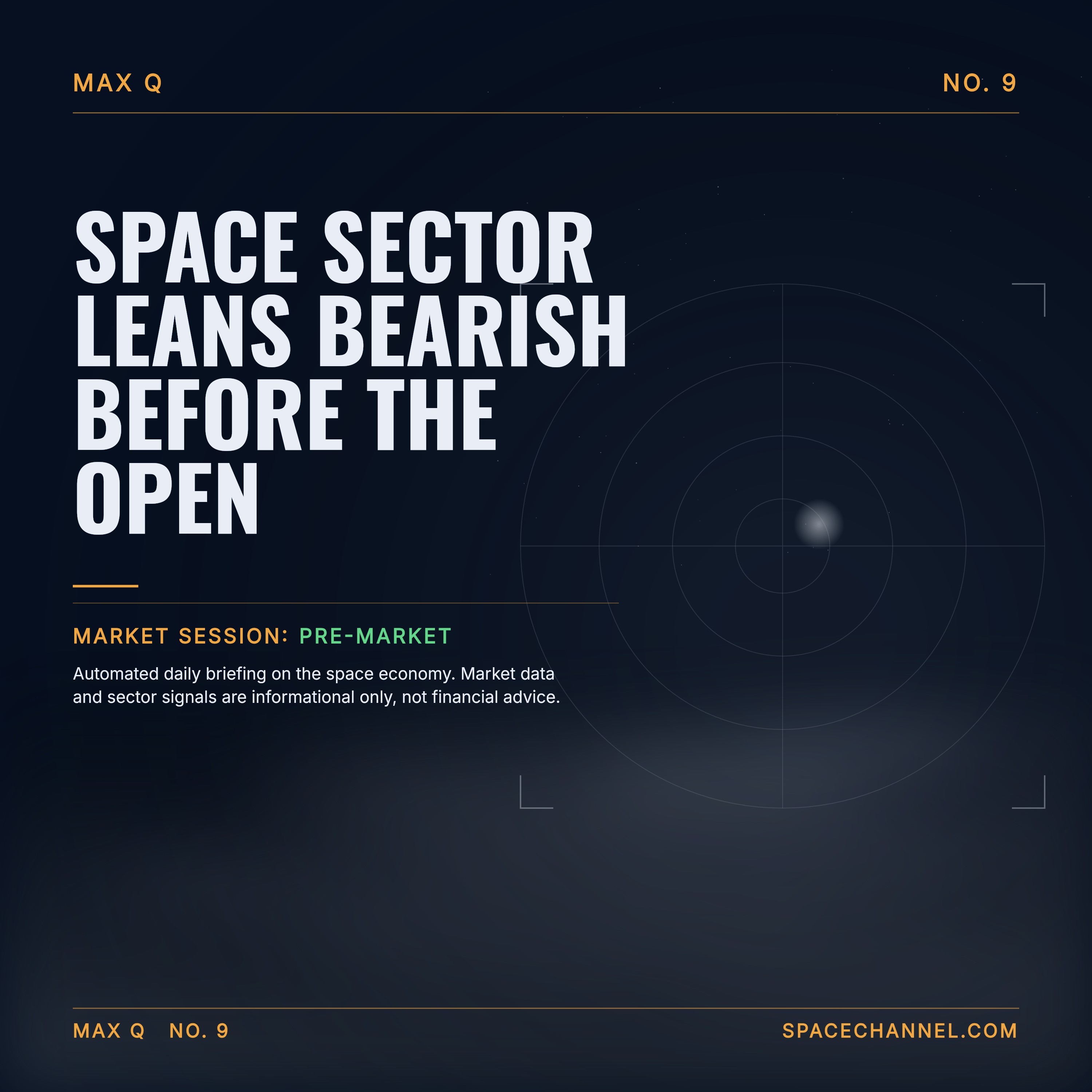 Space sector leans bearish before the open episode artwork