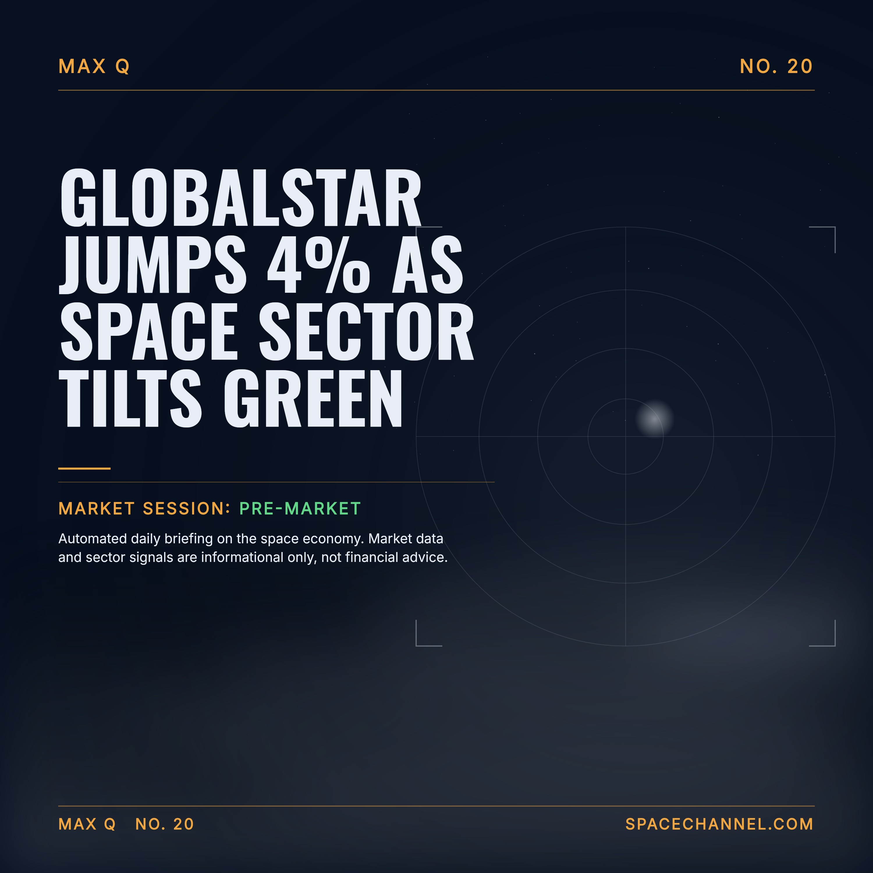 Globalstar Jumps 4% as Space Sector Tilts Green episode artwork