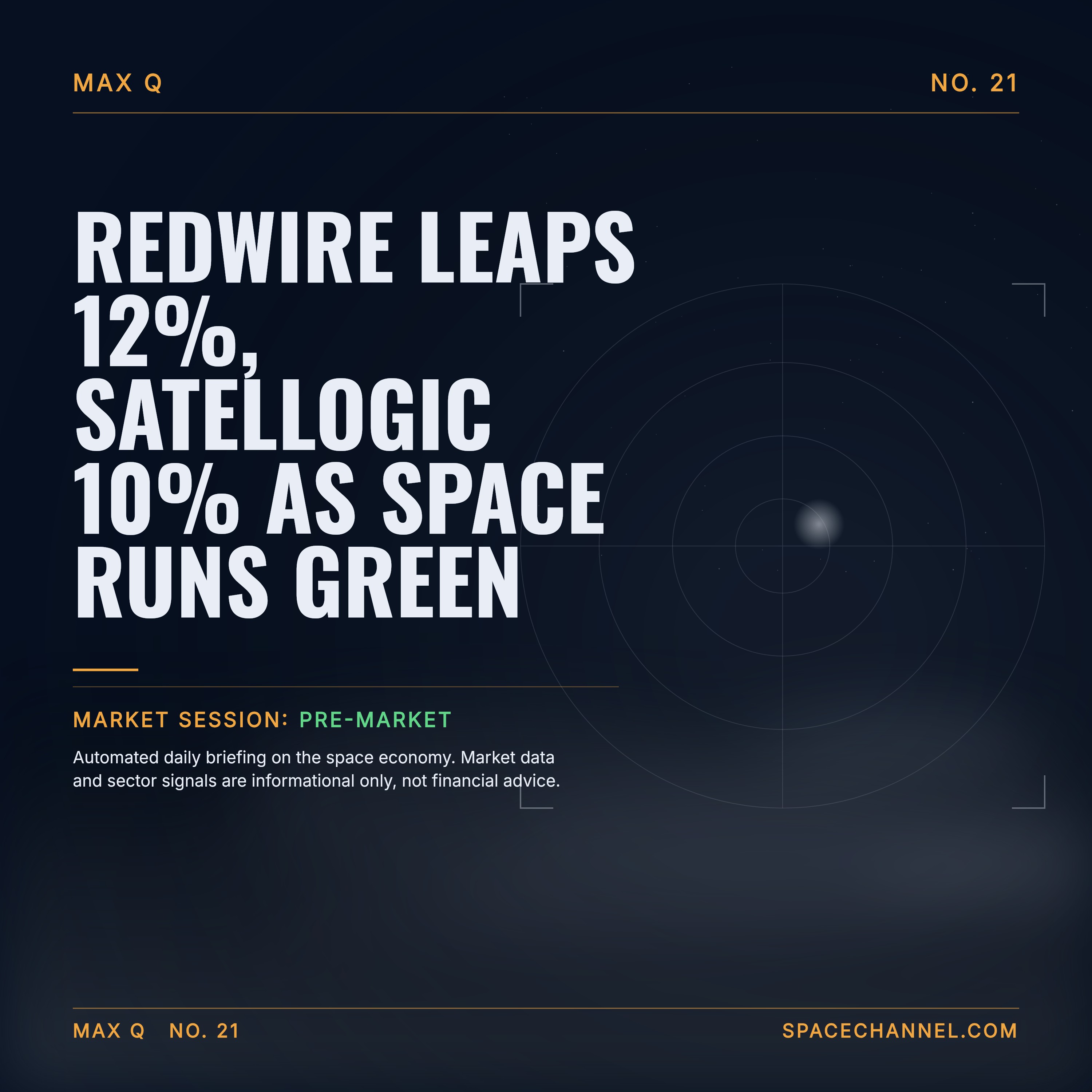 Redwire Leaps 12%, Satellogic 10% as Space Runs Green episode artwork
