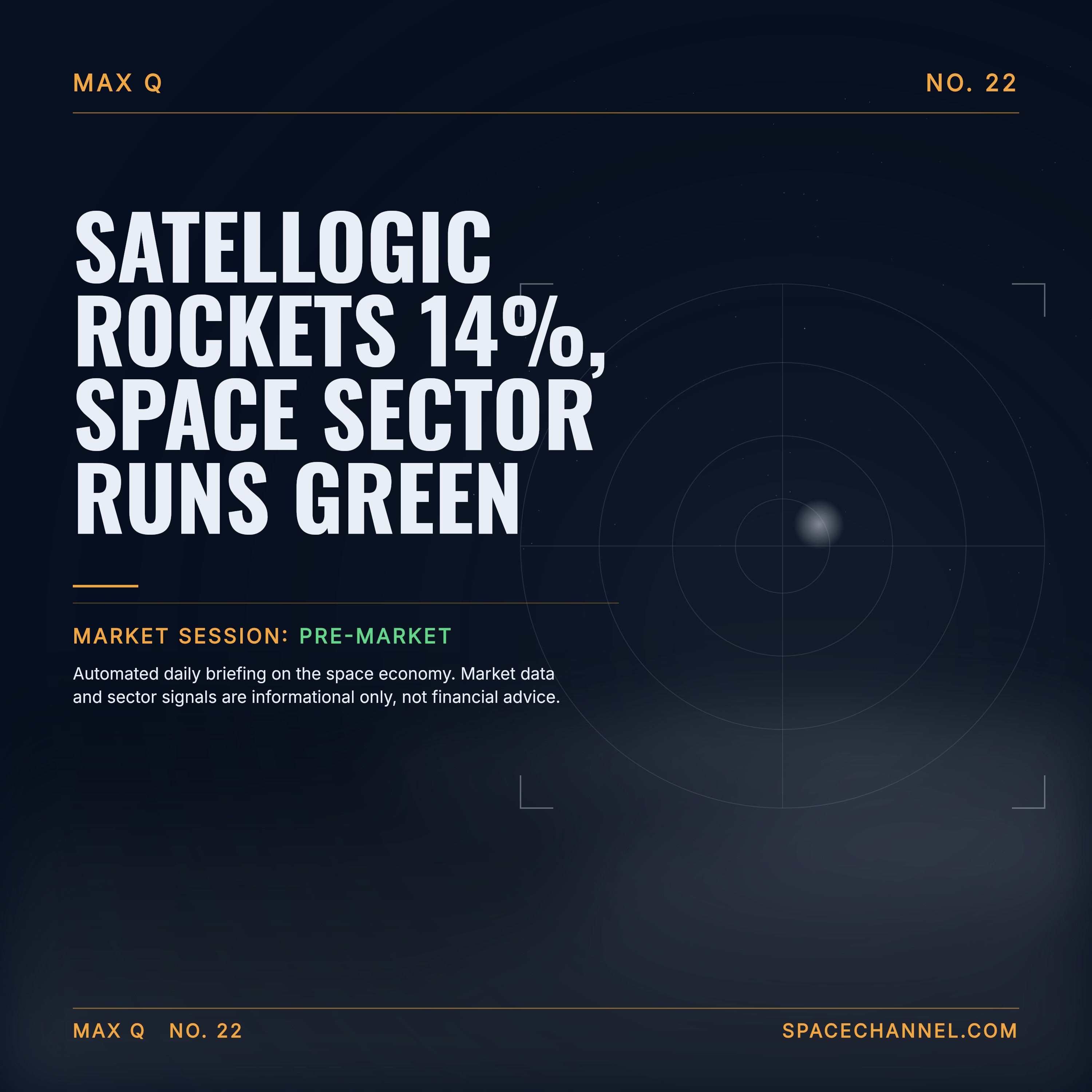 Satellogic Rockets 14%, Space Sector Runs Green episode artwork