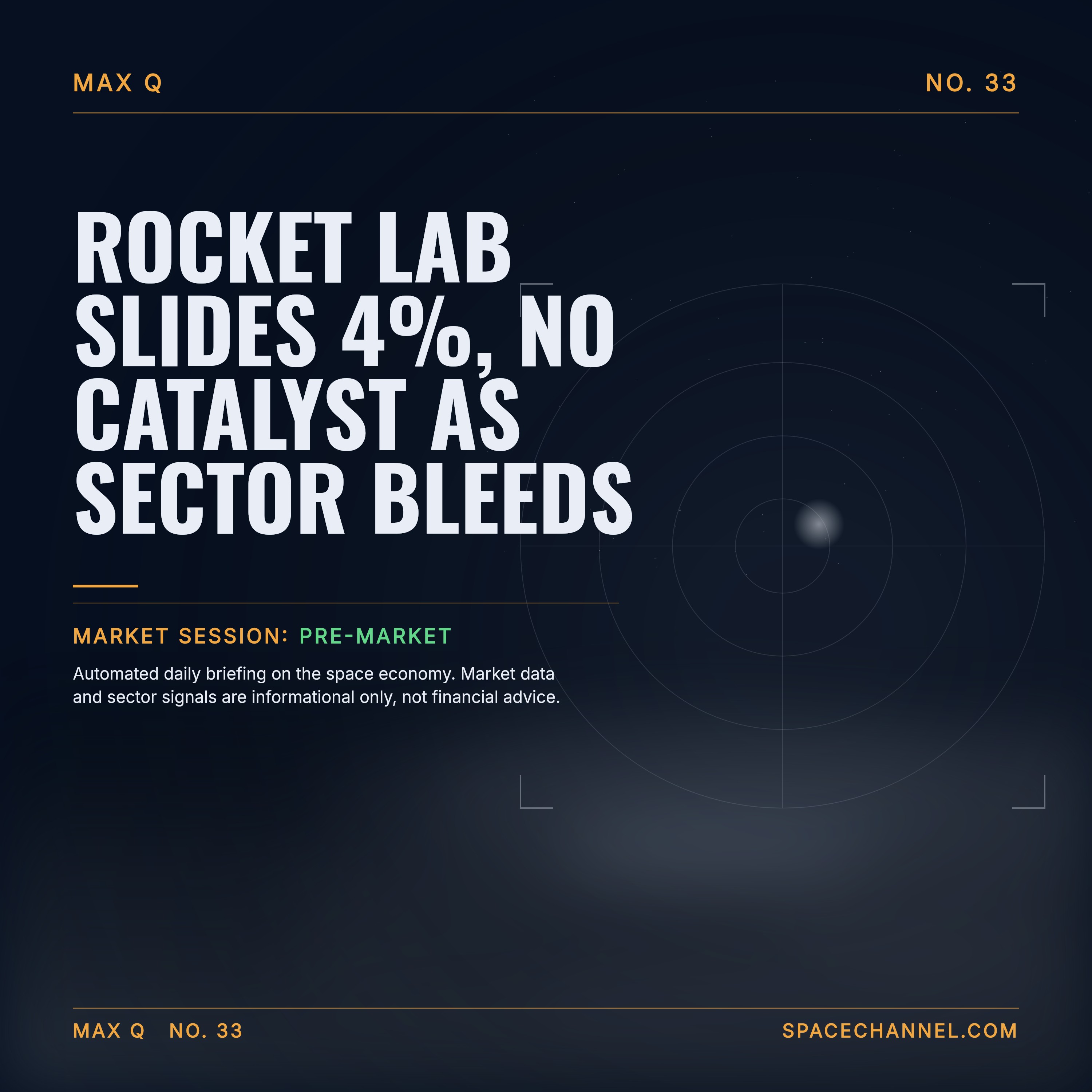 Rocket Lab Slides 4%, No Catalyst as Sector Bleeds episode artwork