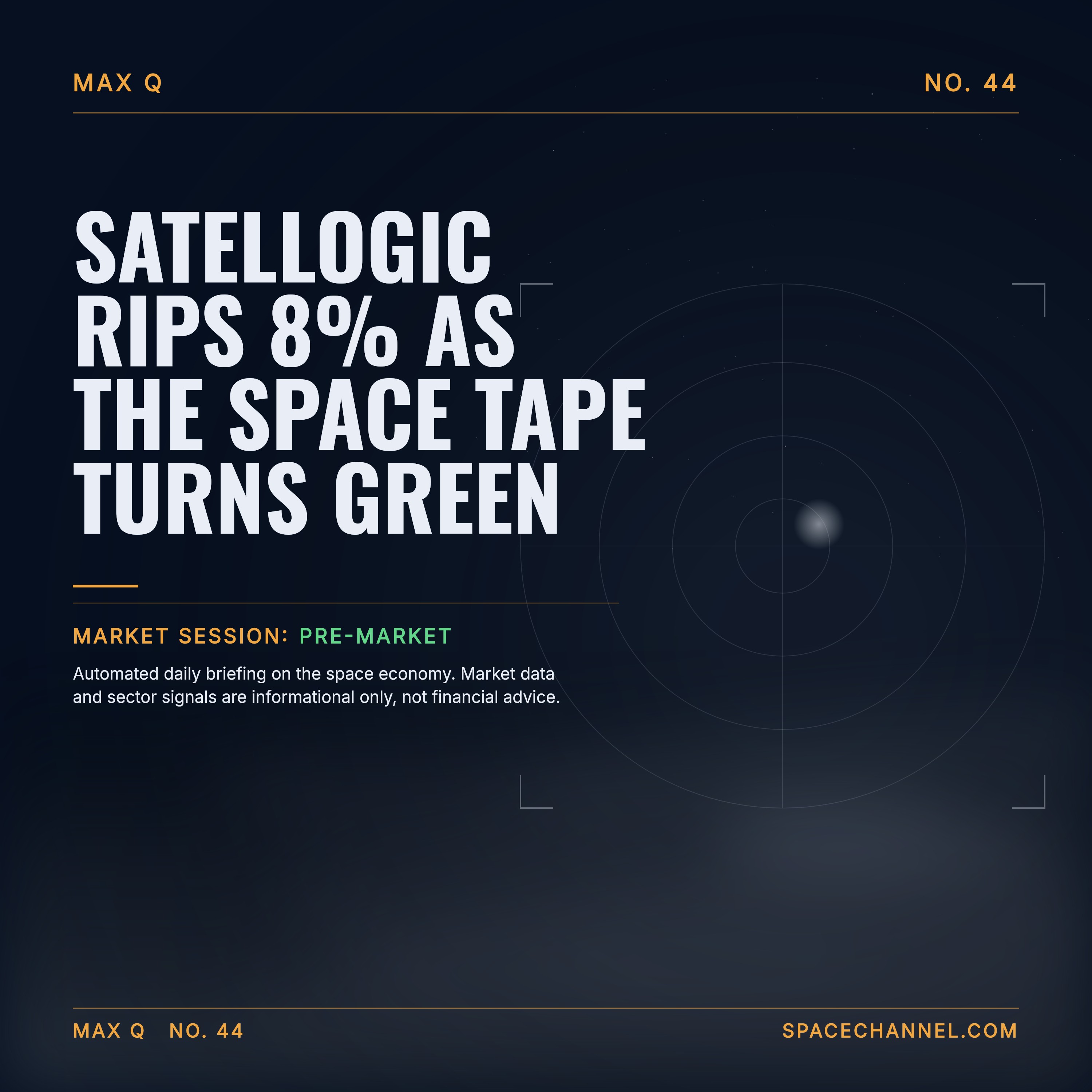Satellogic Rips 8% as the Space Tape Turns Green episode artwork