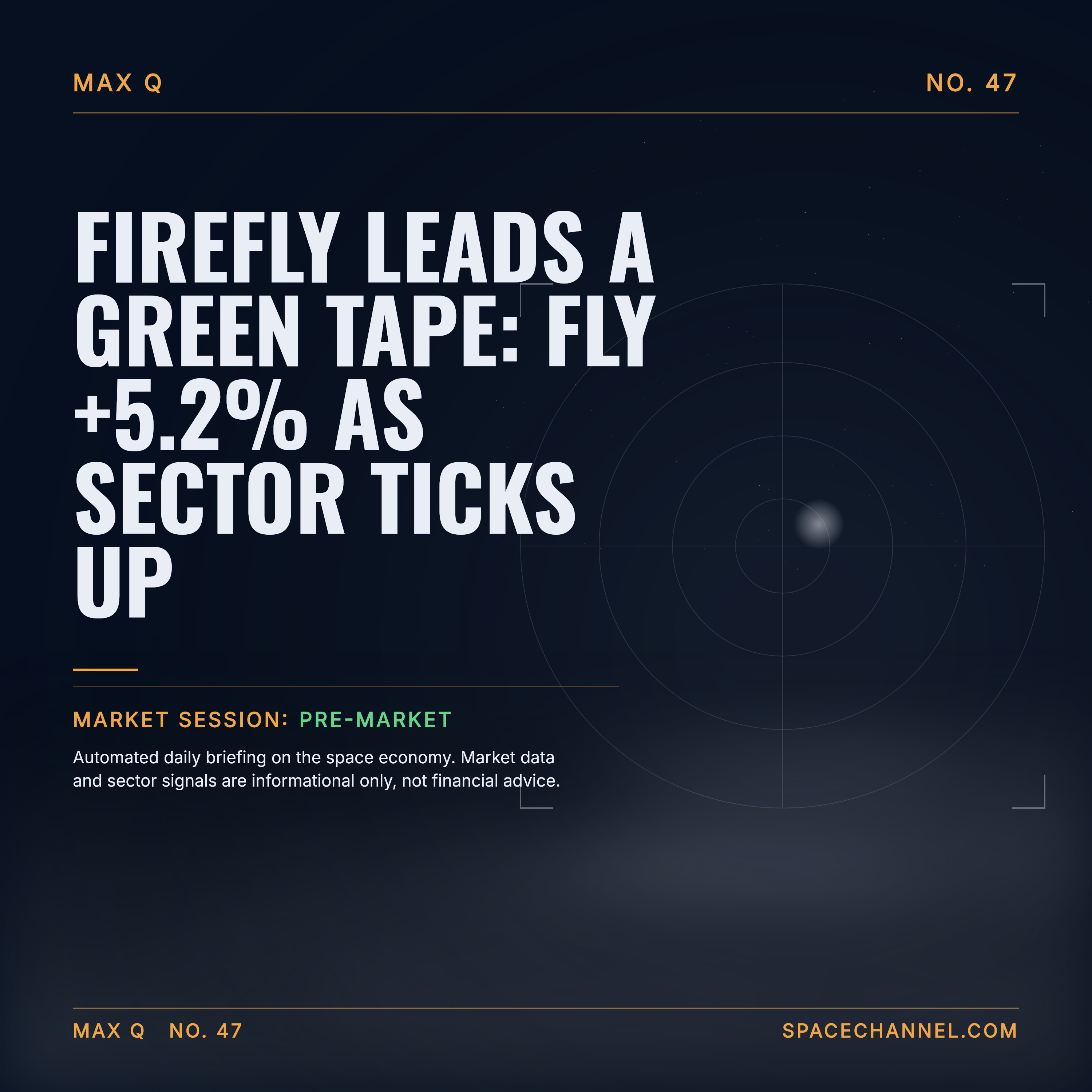 Firefly Leads a Green Tape: FLY +5.2% as Sector Ticks Up episode artwork
