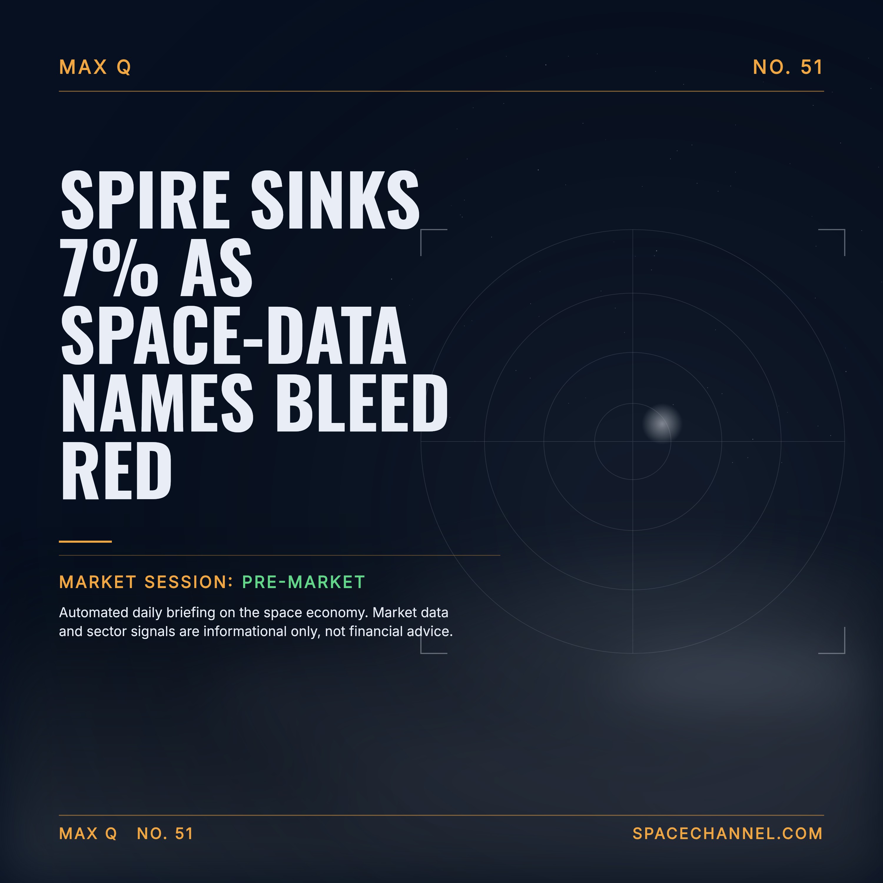 Spire Sinks 7% as Space-Data Names Bleed Red episode artwork