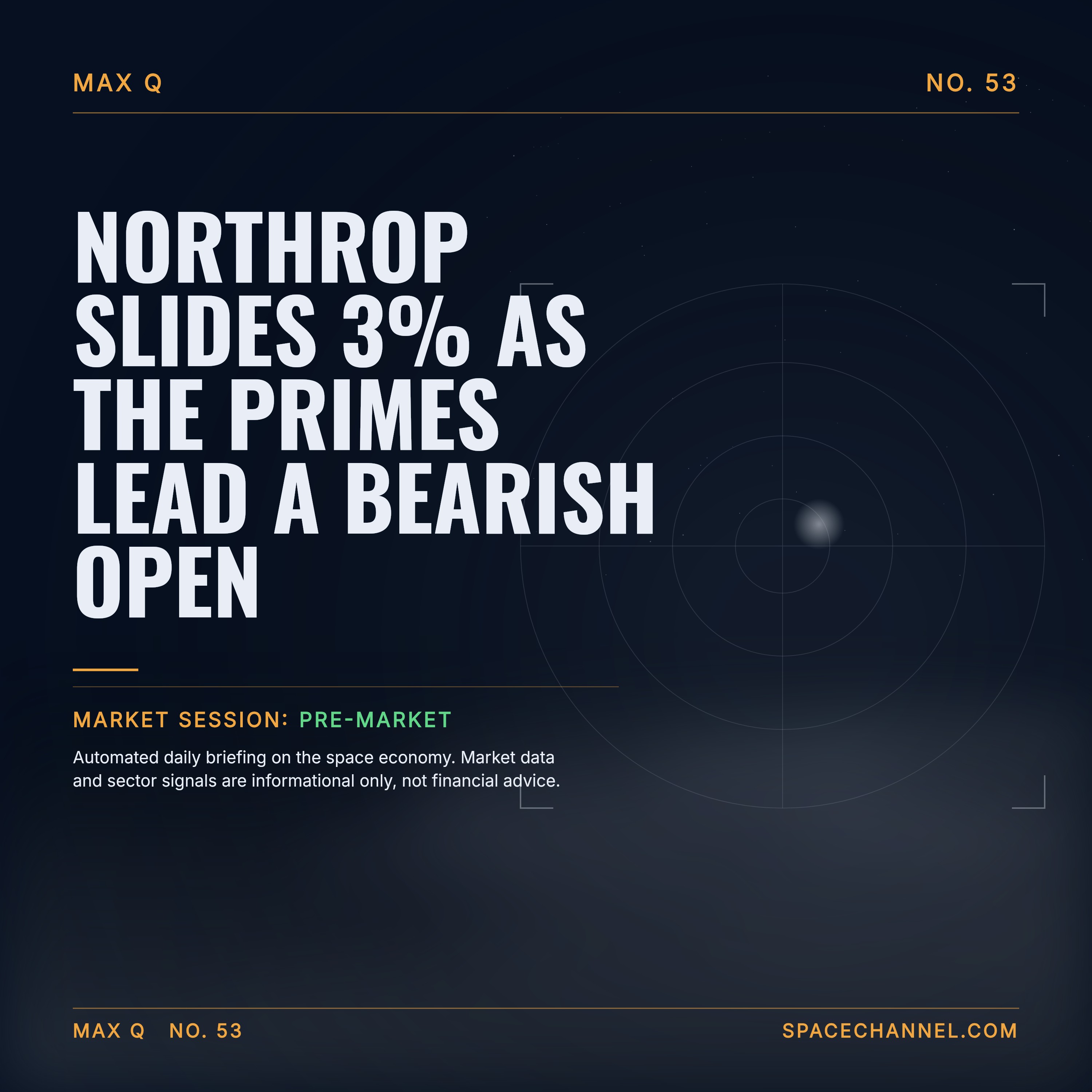 Northrop Slides 3% as the Primes Lead a Bearish Open episode artwork