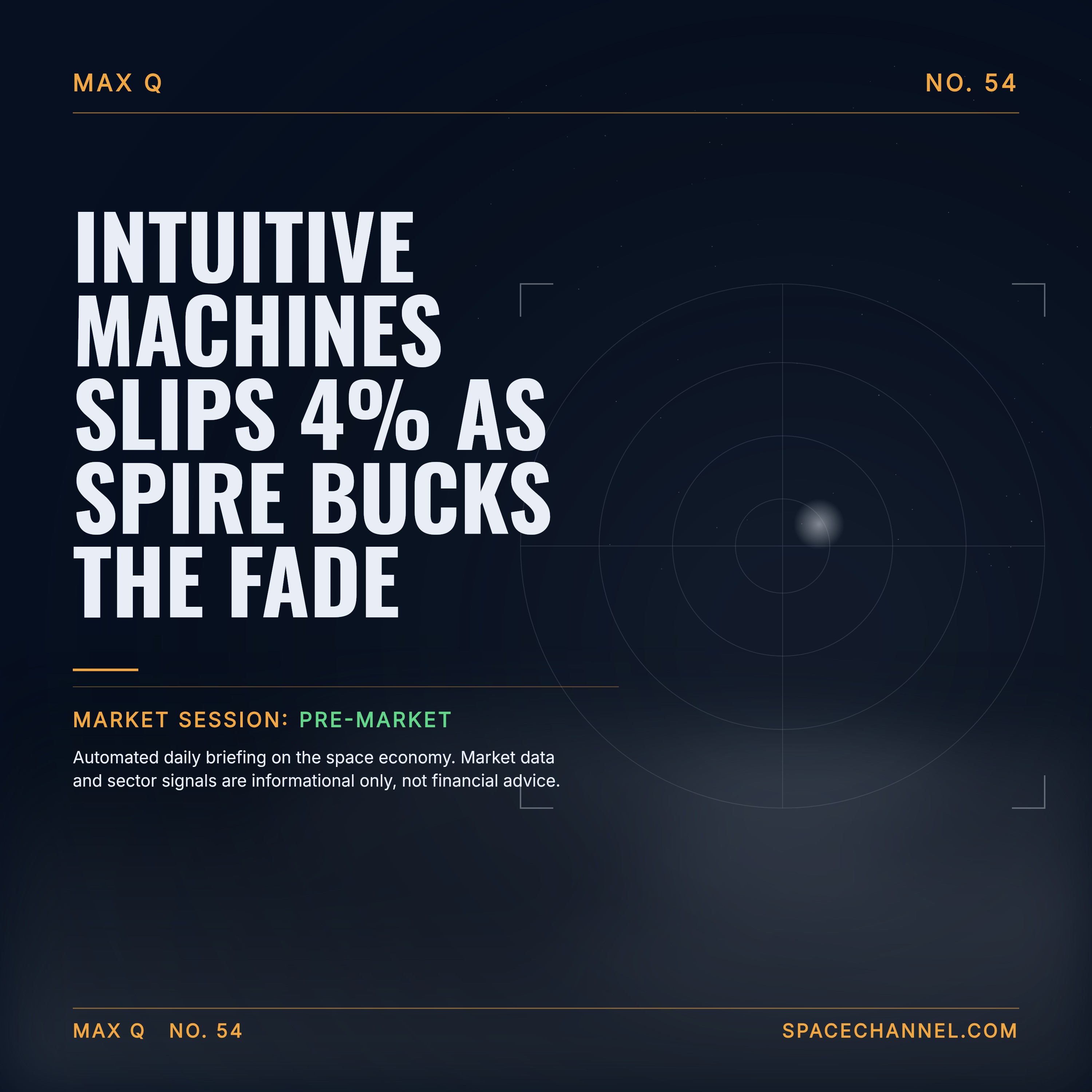 Intuitive Machines Slips 4% as Spire Bucks the Fade episode artwork