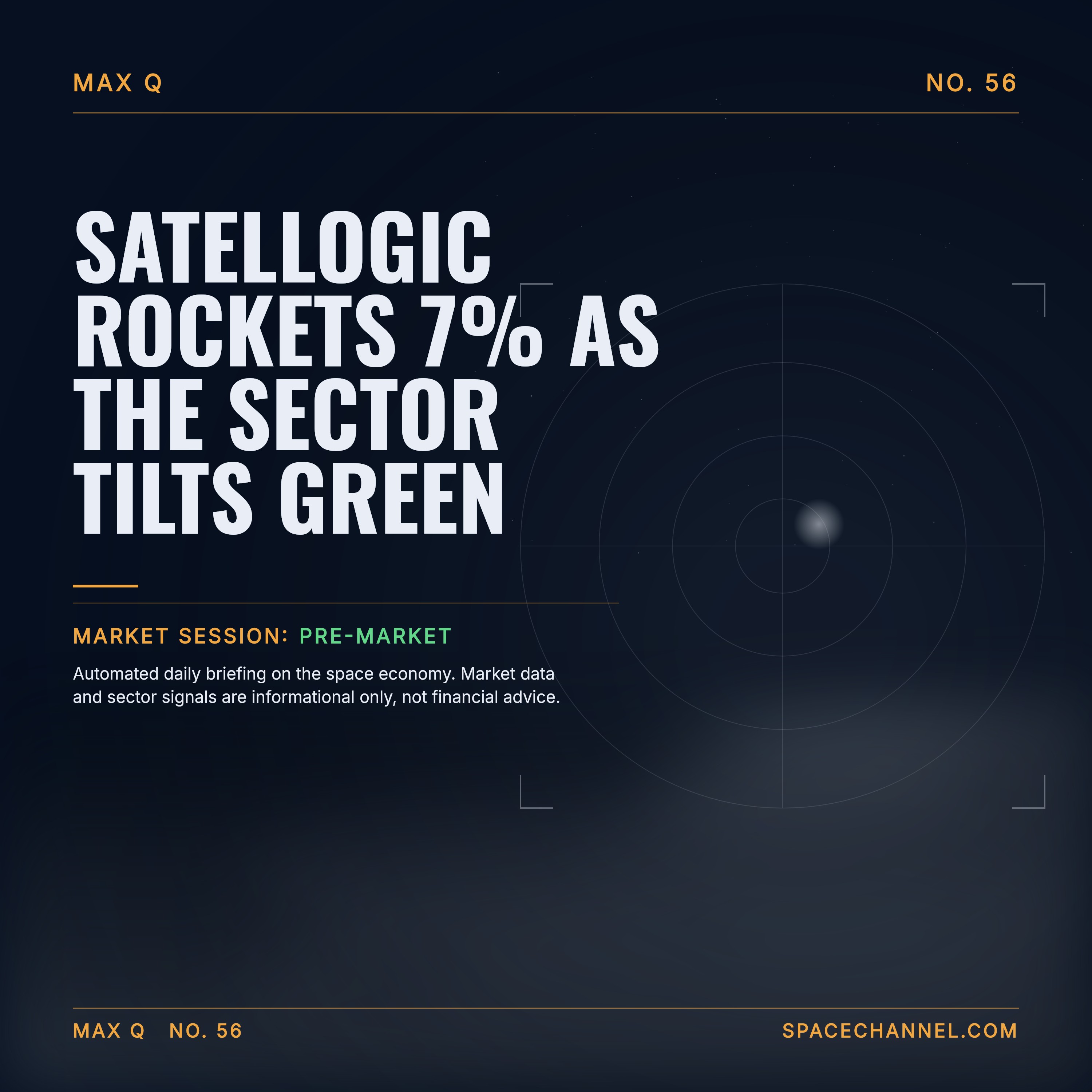 Satellogic Rockets 7% as the Sector Tilts Green episode artwork