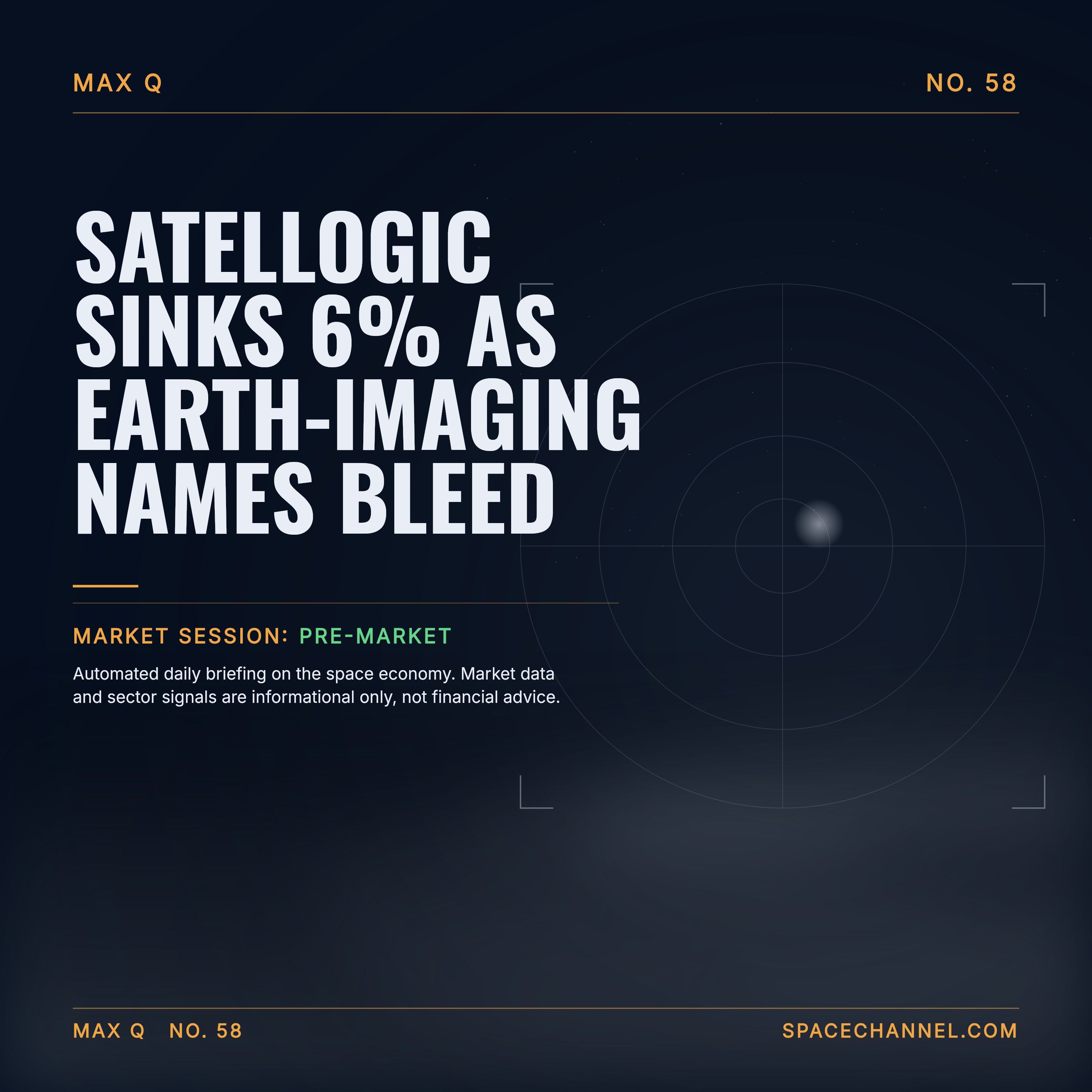 Satellogic Sinks 6% as Earth-Imaging Names Bleed episode artwork