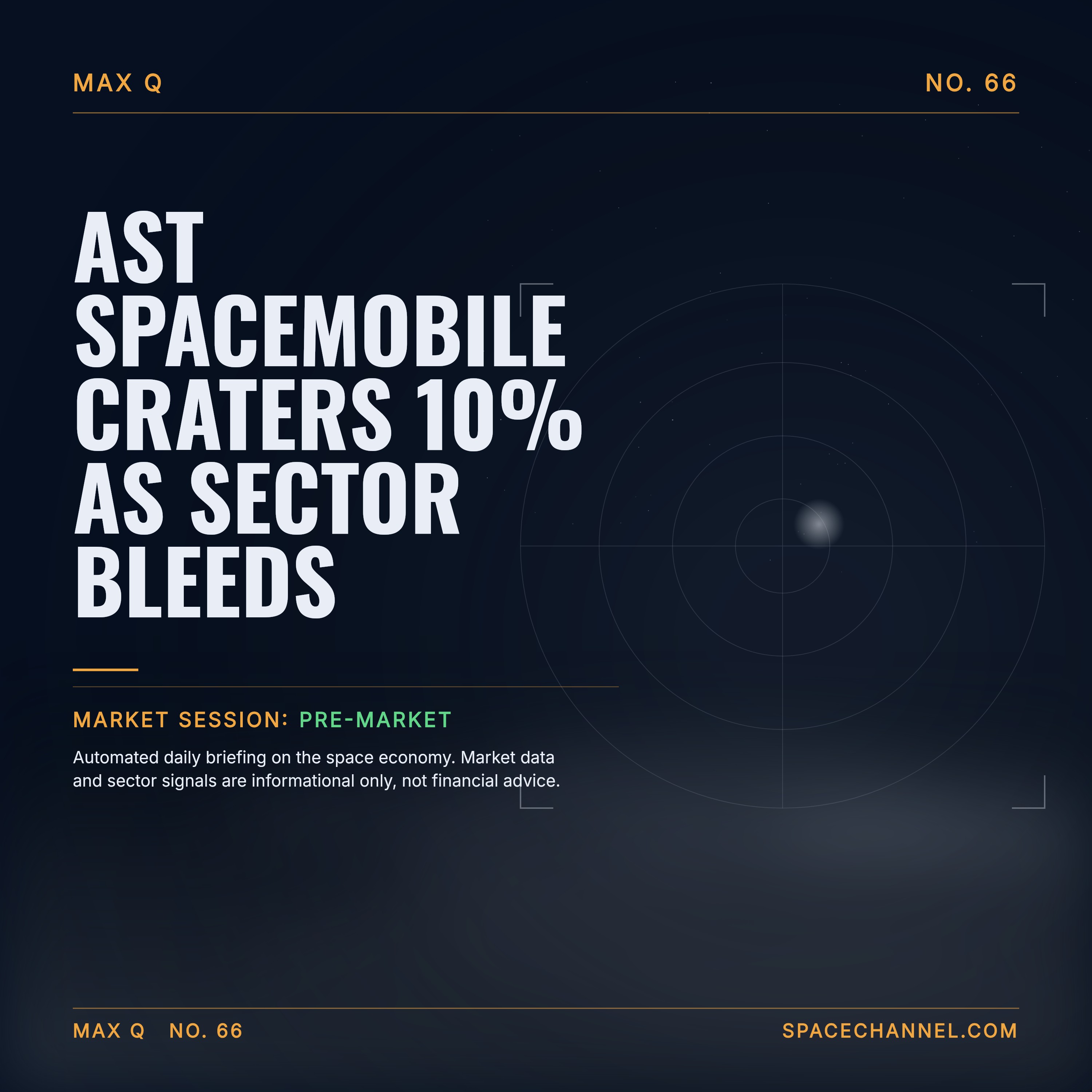 AST SpaceMobile Craters 10% as Sector Bleeds episode artwork