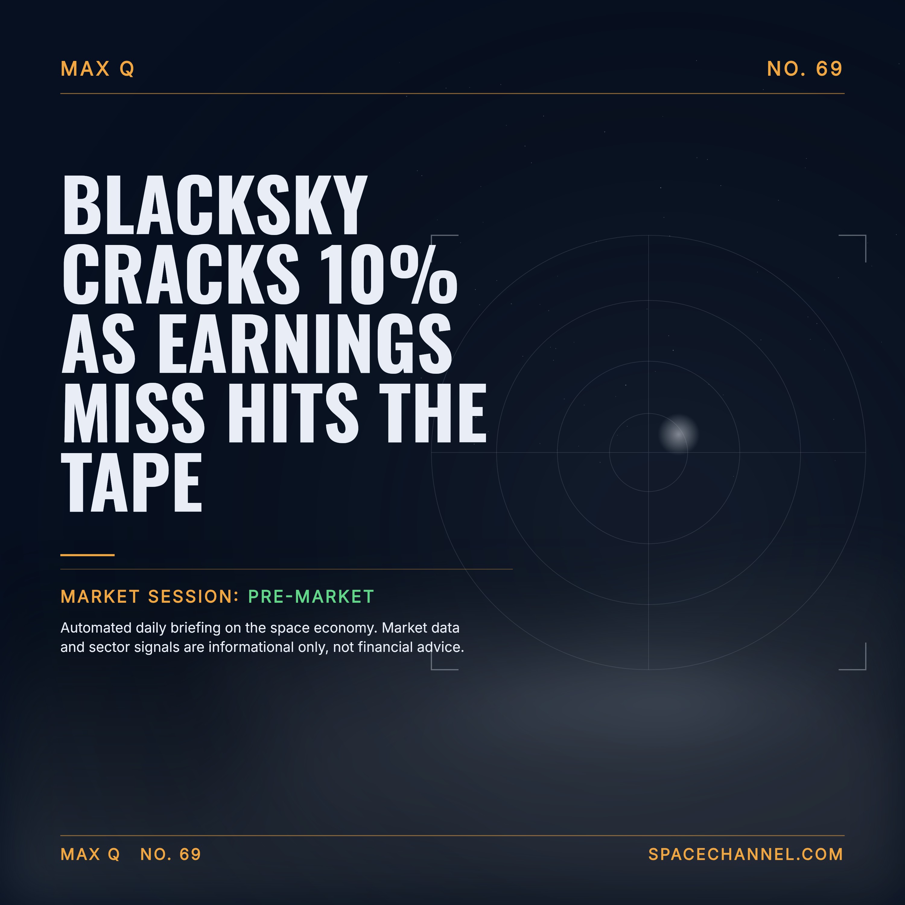 BlackSky Cracks 10% as Earnings Miss Hits the Tape episode artwork