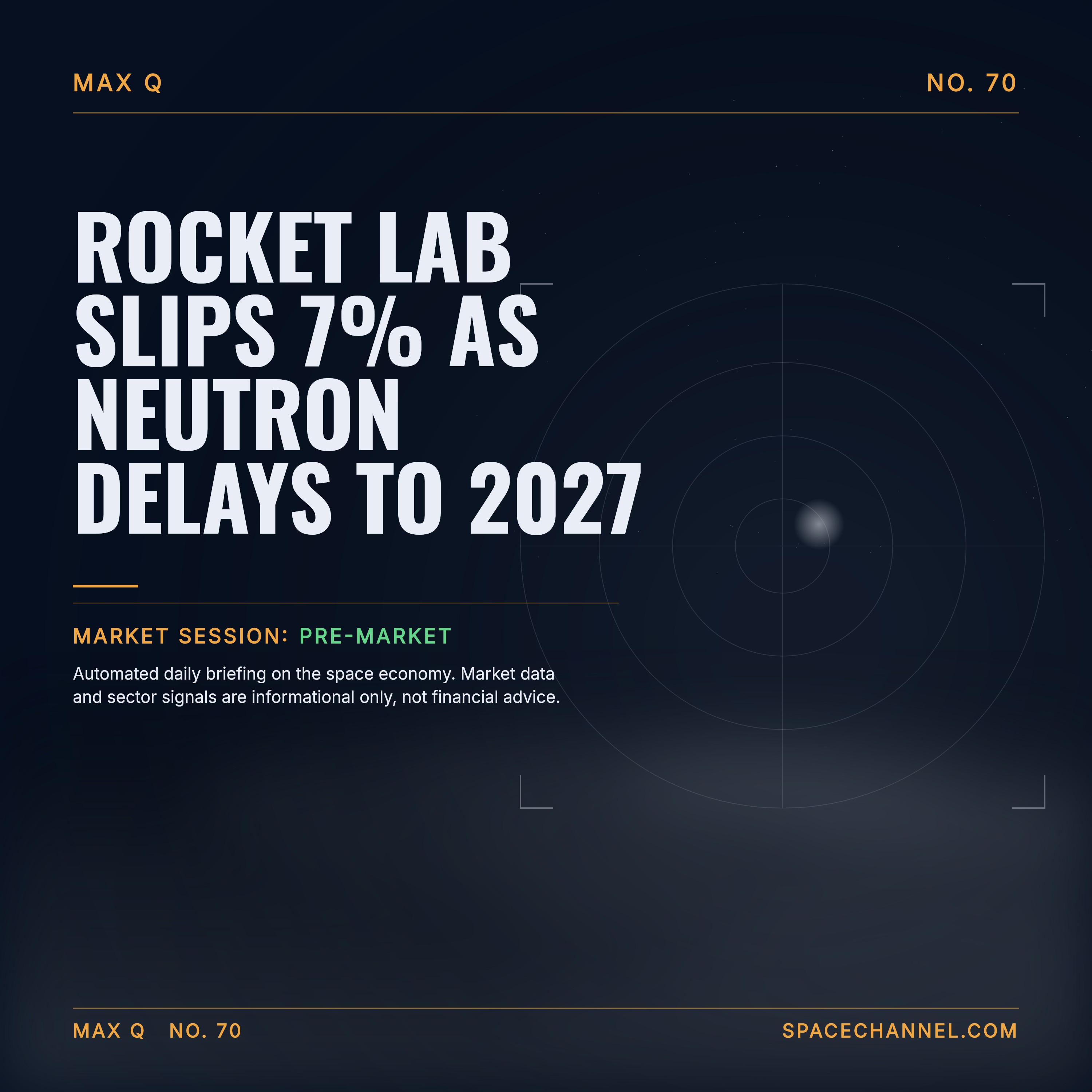 Rocket Lab Slips 7% as Neutron Delays to 2027 episode artwork