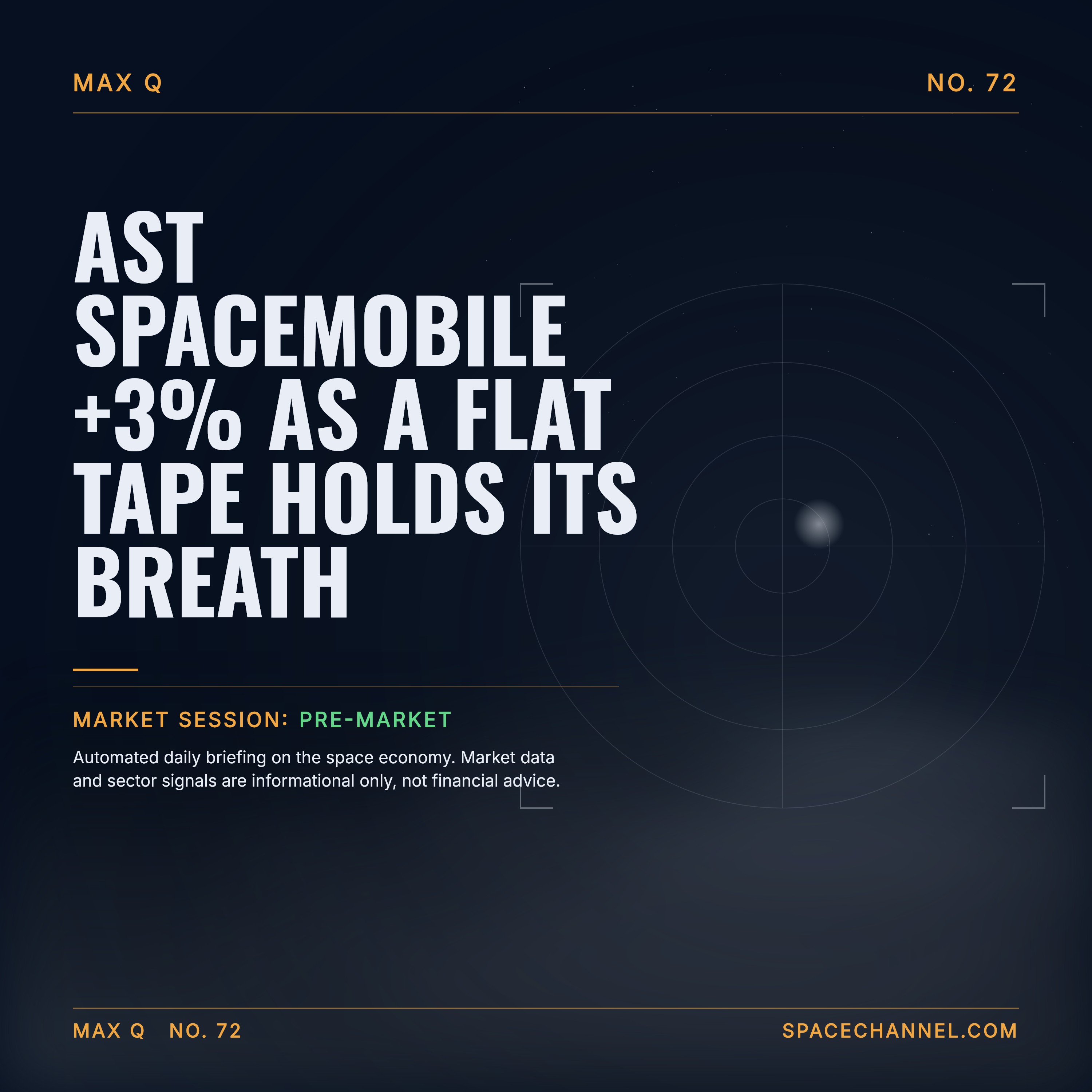 AST SpaceMobile +3% as a Flat Tape Holds Its Breath episode artwork