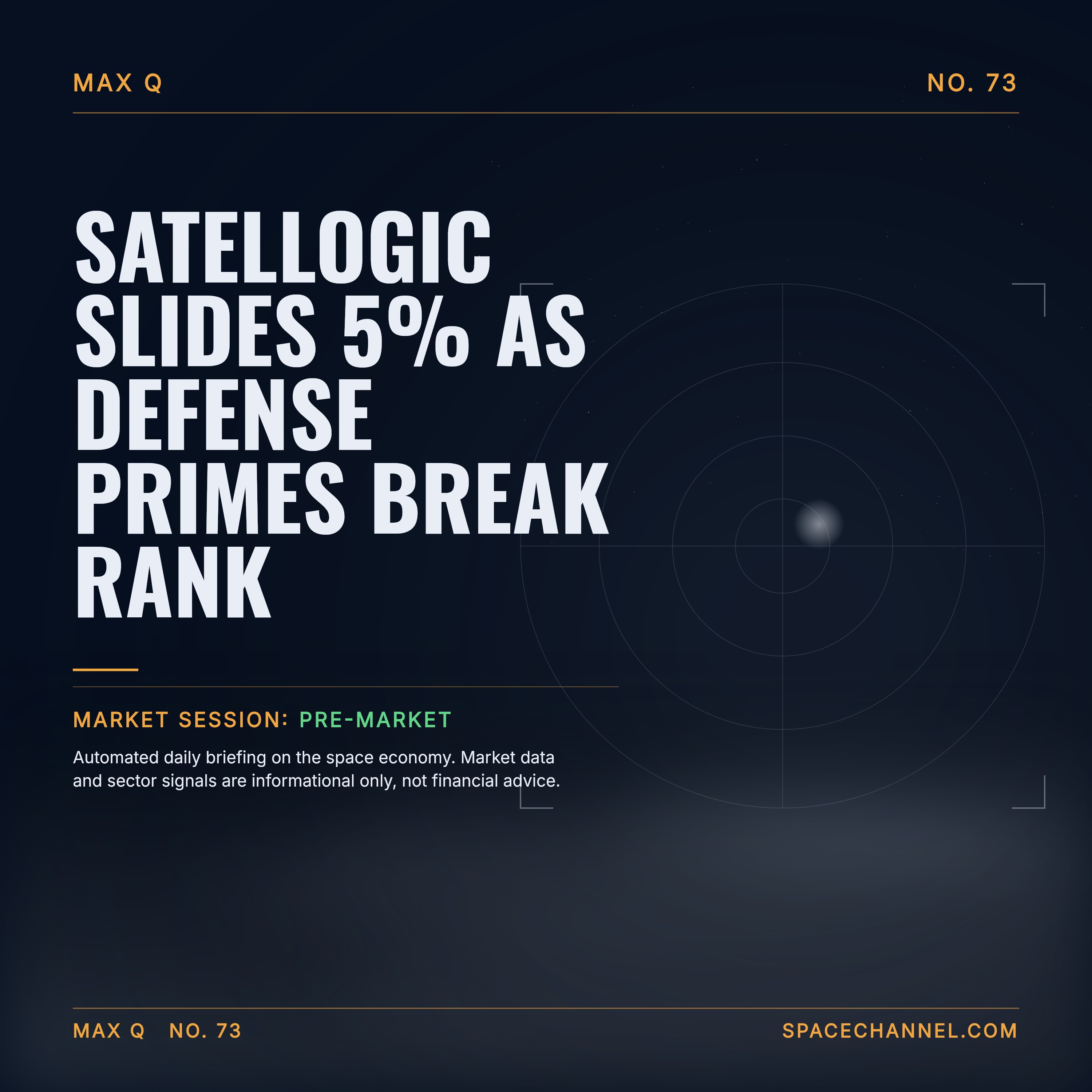 Satellogic Slides 5% as Defense Primes Break Rank episode artwork