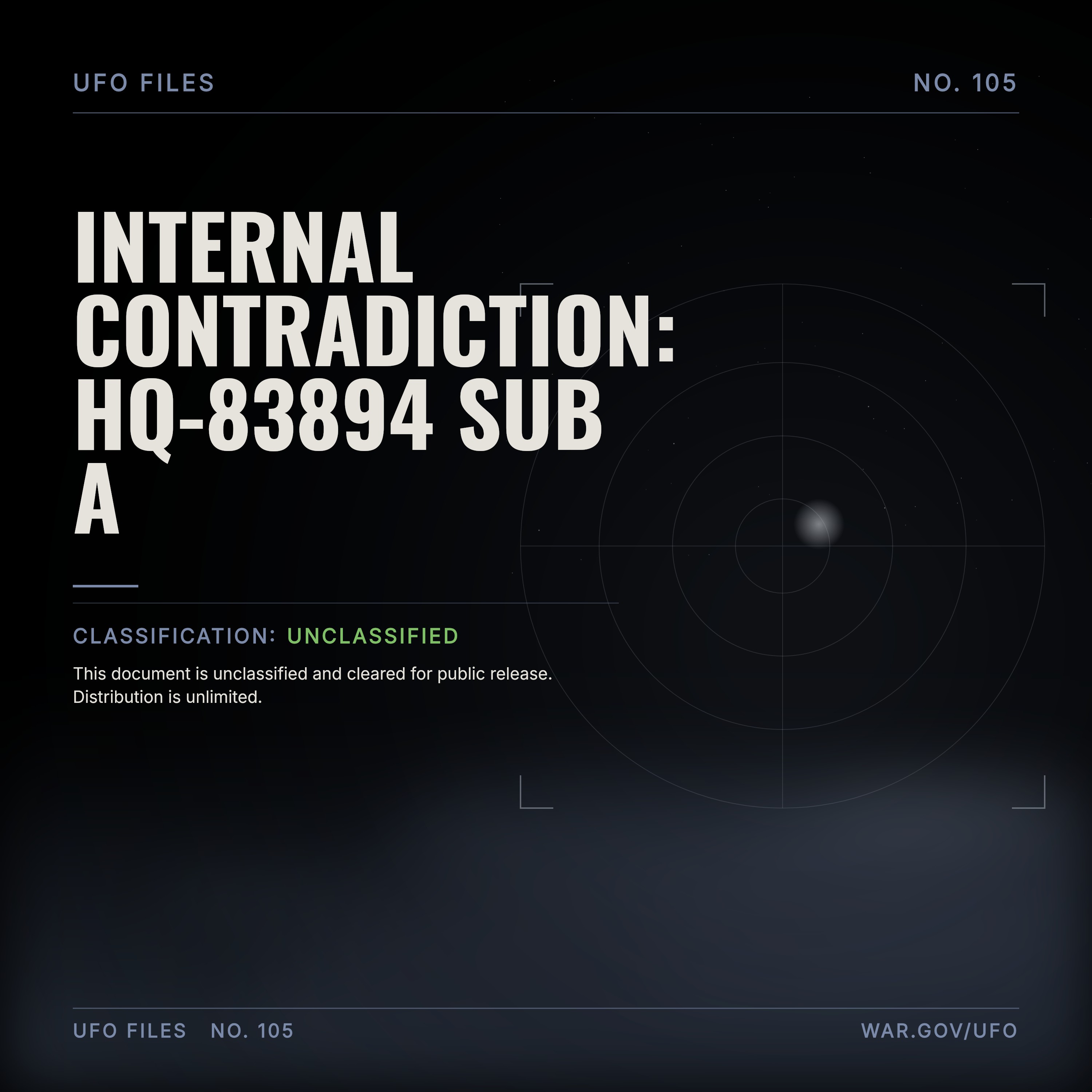 Internal Contradiction: Hq-83894 Sub a episode artwork