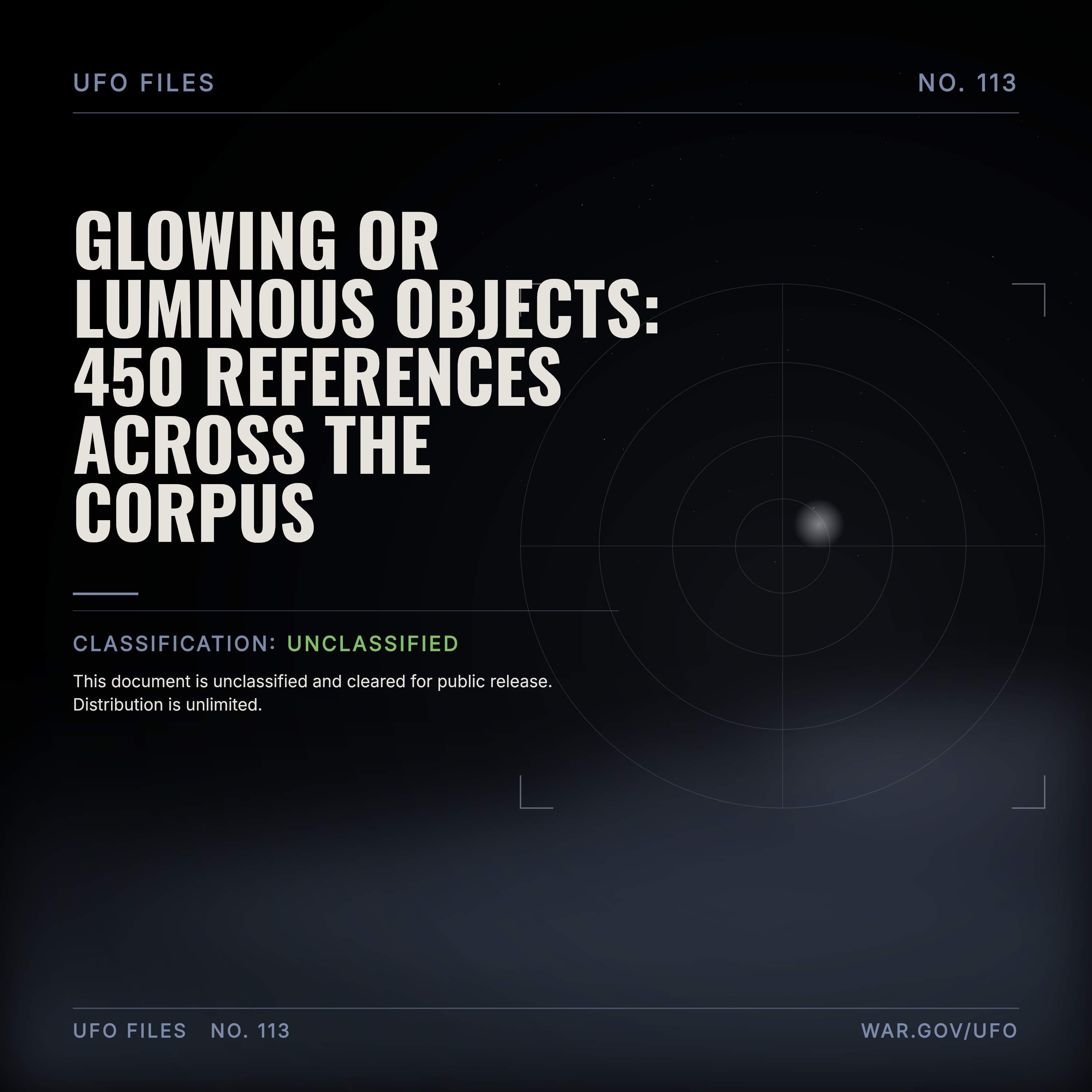 Glowing or luminous objects: 450 references across the corpus episode artwork