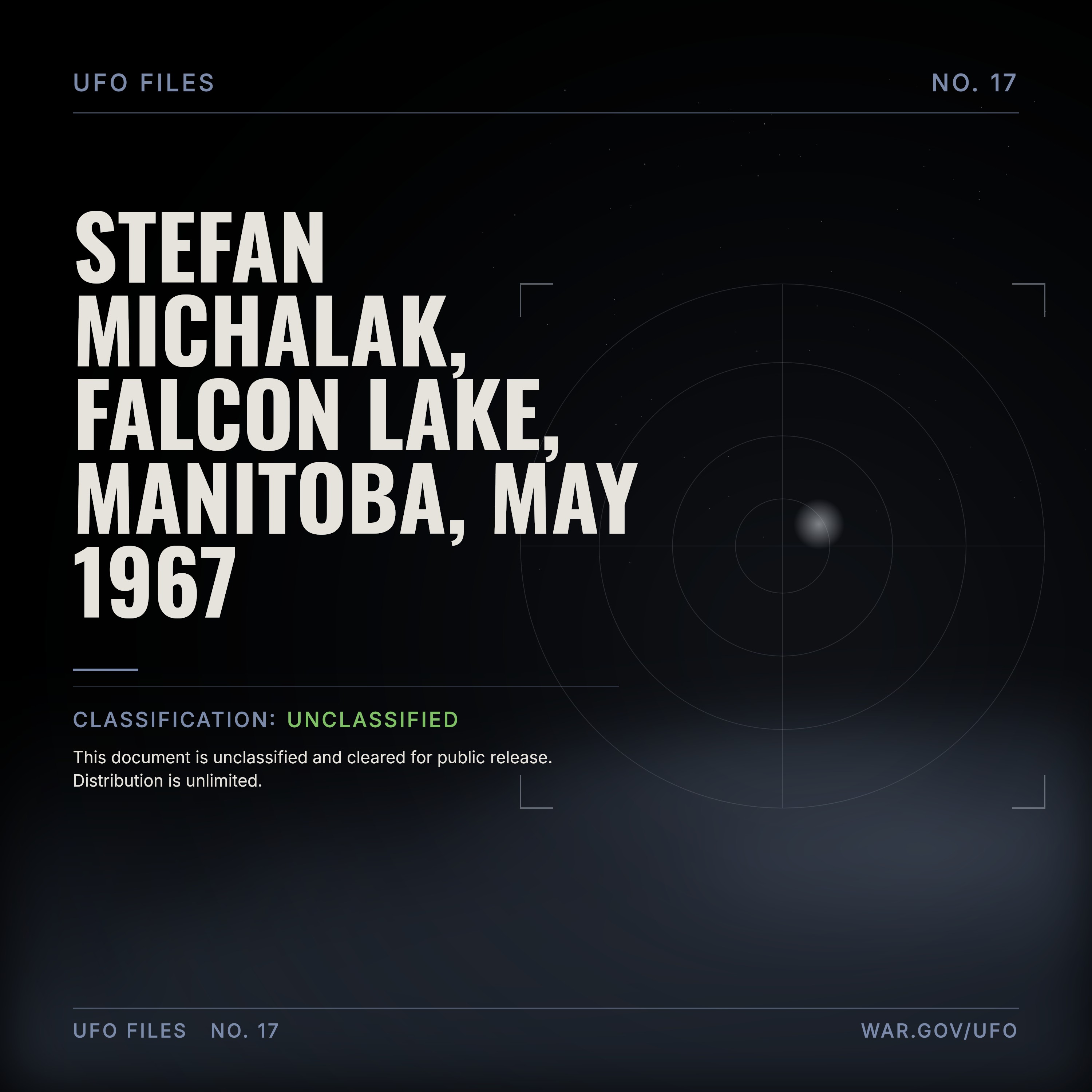 Stefan Michalak, Falcon Lake, Manitoba, May 1967 episode artwork