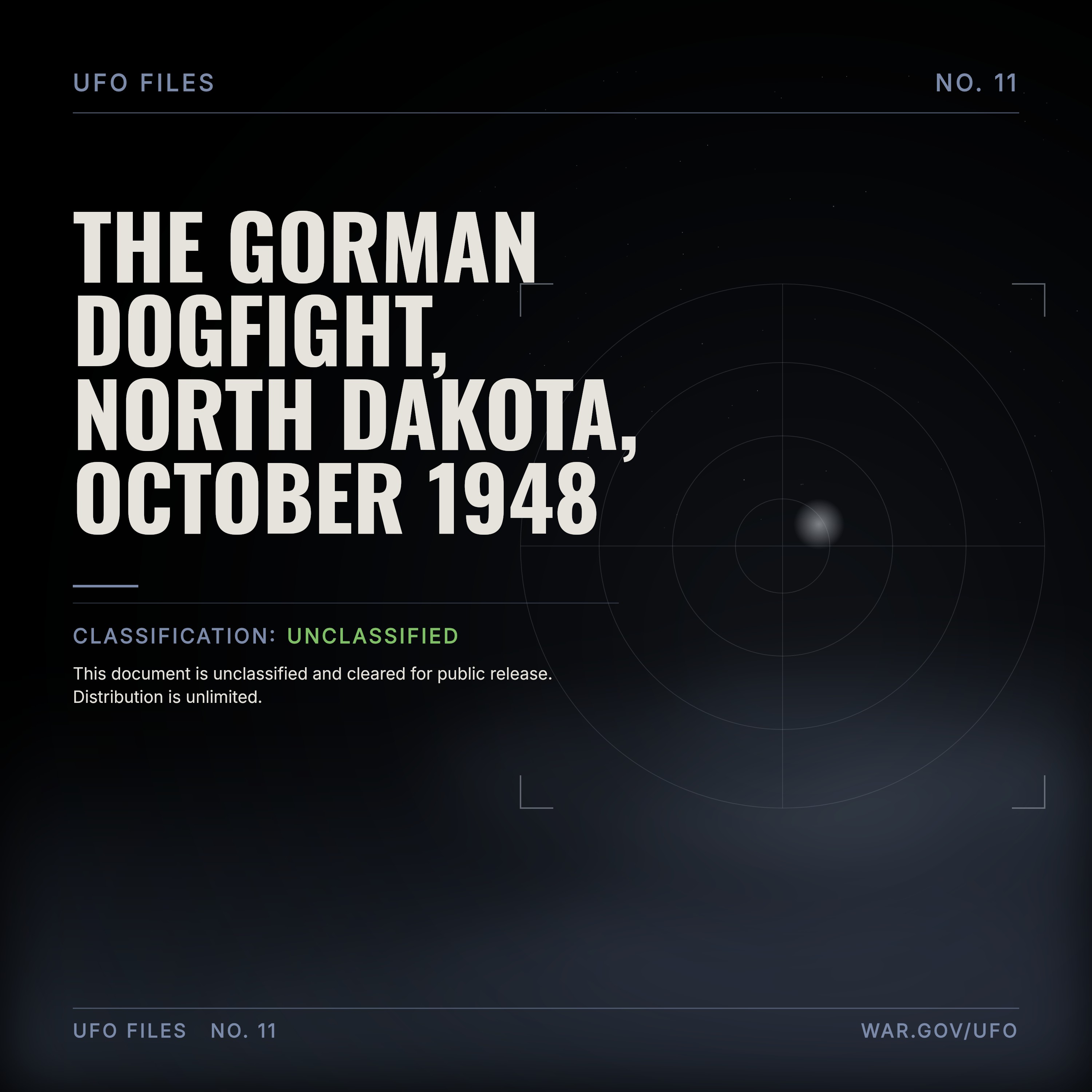 The Gorman Dogfight, North Dakota, October 1948 episode artwork